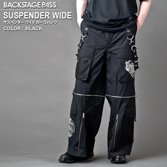 SUSPENDER WIDE(TXy_[ Ch) TXy_[ Chpc BACKSTAGEPASS obNXe[WpX