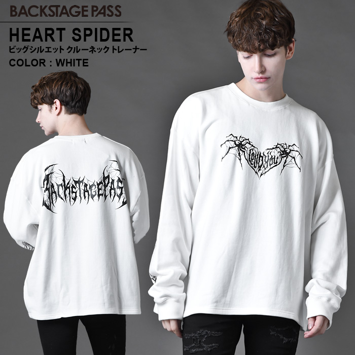 HEART SPIDER(n[g XpC_[) rbOVGbg XEFbgvI[o[ BACKSTAGE PASS obNXe[WpX obt@[{uY